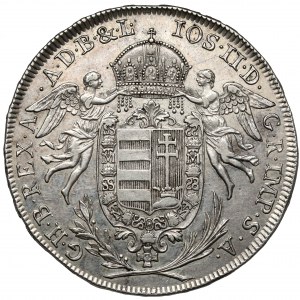 Hungary, Joseph II, 1/2 thaler 1786-A