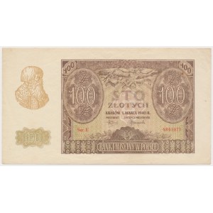 100 złotych 1940 - Ser.E