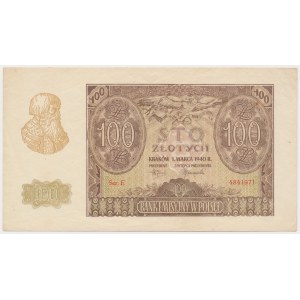100 Zloty 1940 - Ser.E