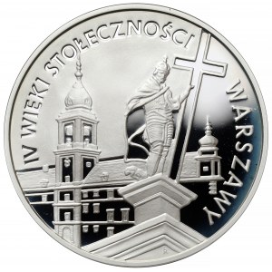 20 złotych 1996 - IV wieki stołeczności Warszawy