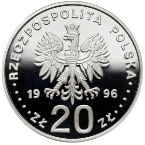 20 złotych 1996 - IV wieki stołeczności Warszawy