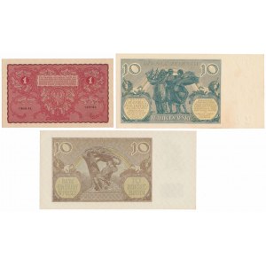 Sada polských bankovek 1919-1940 (3ks)