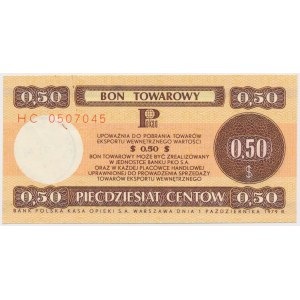PEWEX 50 centov 1979 - malý - HC