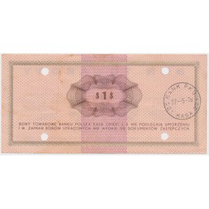 PEWEX 1 dolar 1969 - FD - skasowany