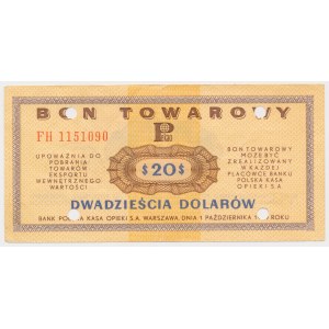 PEWEX 20 USD 1969 - FH - vymazané