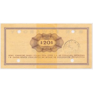 PEWEX 20 USD 1969 - FH - vymazané