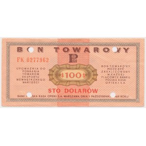 PEWEX 100 dolarów 1969 - FK - skasowany