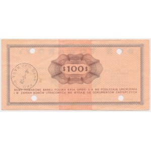 PEWEX $100 1969 - FK - vymazáno