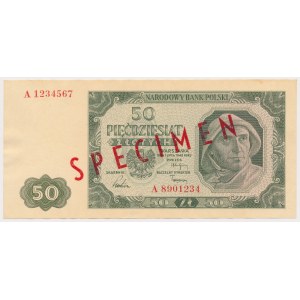 50 Zloty 1948 - SPECIMEN - A