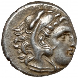 Řecko, Jednooká Antigona (310-301 př. n. l.) Drachma, Lampsakos
