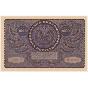 1.000 mkp 1919 - I Serja DP (Mił.29b)