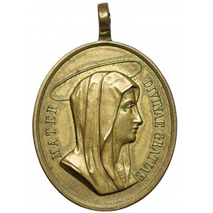 Itálie (?), Náboženská medaile - Salvator Mundi