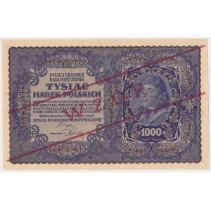 1.000 mkp 1919 - MODEL - 1. série E
