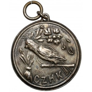 PRL, medaila, Ústredný zväz chovateľov kanárikov - 2. miesto 1959