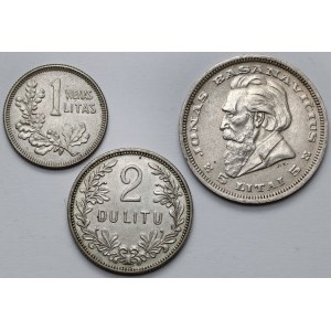 Litva, 1-5 litai 1925-1936 - sada (3ks)
