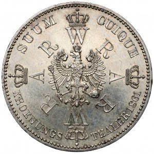 Prusko, Viliam I., Thaler 1861-A