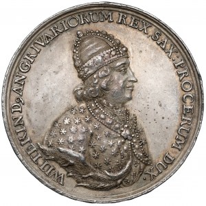 August II. der Starke, genealogische Medaille 1699 - August II. und Widukind