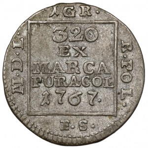 Poniatowski, Grosz srebrny 1767 FS