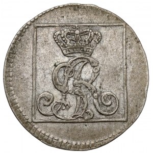 Poniatowski, stříbrný haléř 1767 FS