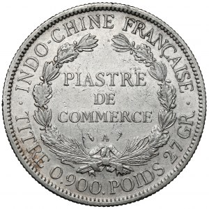 Französisch-Indochina, Piastre de Commerce 1900-A, Paris