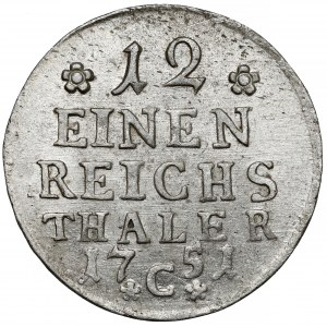 Preußen, Friedrich II., 1/12 Taler 1751-C