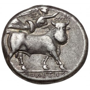 Řecko, Kampánie, Neapolis, Didrachma (320-300 př. n. l.)