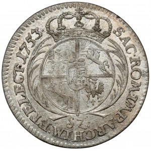 Augustus III. Sächsisch, Leipzig Sechster Orden 1753 - Sz - selten