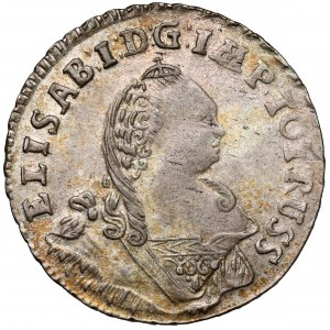 Elisabeth, 1/6 thaler pre Prusko 1761, Königsberg - vzácne