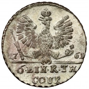 Russia, Elizabeth, Russian occupation of Eastern Prussia, 1/6 thaler 1761, Konigsberg