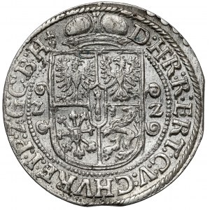Preußen, Georg Wilhelm, Ort Königsberg 1622 - in Rüstung - 2x Zeichen