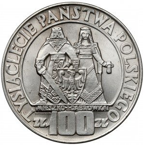 100 zlotých 1966 Mieszko a Dąbrówka