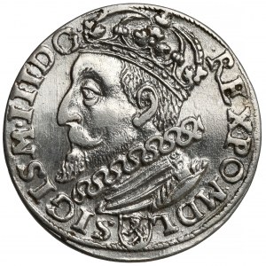 Zygmunt III Waza, Trojak Kraków 1601 - w lewo