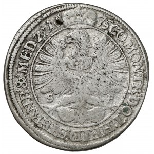 Slezsko, Sylvius Frederick, 15 krajcars 1675 SP, Olesnica