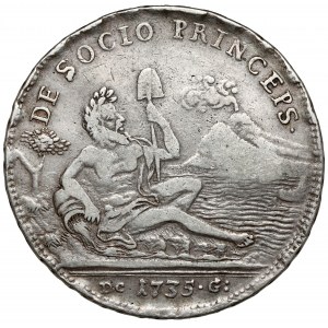 Italy, Naples, 120 grana / Piastra 1735 DCG