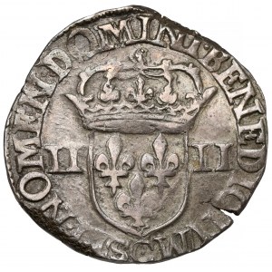 France, Henry IV, 1/4 ecu 1607