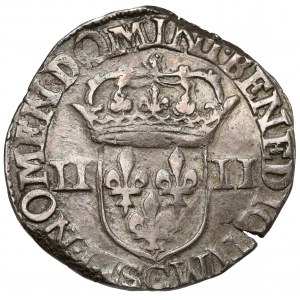 Frankreich, Heinrich IV., 1/4 ecu 1607