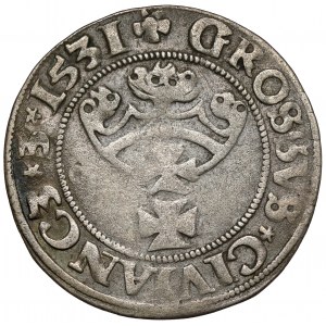 Žigmund I. Starý, Grosz Gdańsk 1531