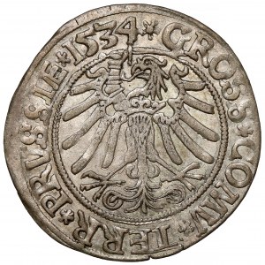 Sigismund I. der Alte, Grosz Toruń 1534 - in Mütze