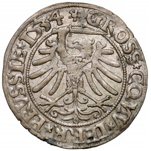 Zikmund I. Starý, Grosz Toruń 1534 - s vlasy