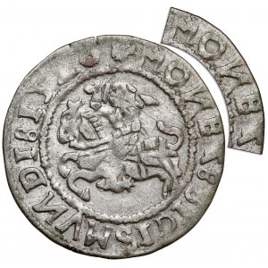 Sigismund I. der Alte, Halber Pfennig Vilnius 1528 - MONEA-Fehler