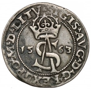 Zygmunt II August, Trojak Wilno 1563 - z D*G - LITV