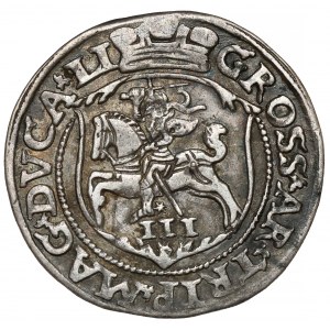 Sigismund II Augustus, Troika Vilnius 1563 - mit D*G - LITV