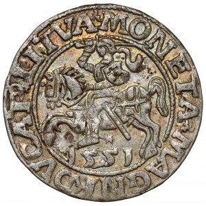 Sigismund II. Augustus, halber Pfennig Vilnius 1551