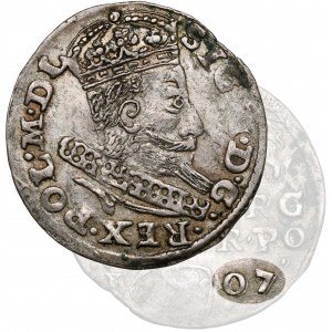 Sigismund III. Vasa, Trojak Kraków 1607 - sehr selten