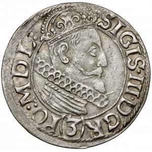 Sigismund III. Vasa, 3 Kronen Krakau 1617