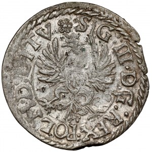 Sigismund III. Vasa, Vilniuser Pfennig 1614 HW - selten
