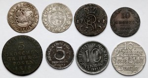 Monety polskie 1516-1923 - zestaw (8szt)