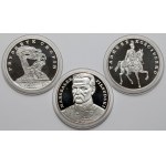Mały Tryptyk 100.000 złotych 1990 - komplet (3szt)