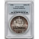 100.000 złotych 1990 Solidarność - odmiana A