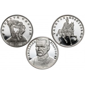 Mały Tryptyk 100.000 złotych 1990 - komplet (3szt)